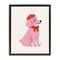 Stupell Industries French Poodle in Beret Floating Frame, design by Jessica Beck